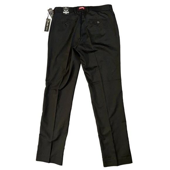 Michael Brandon Essentials Flex-Fit men's black pants slim fit 32 x 32 NWT - Picture 3 of 9